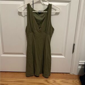 army green tank dress — PacSun/Beverly and Beck